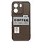 کاور فشن کیس مدل TPU Coffee محافظ لنز دار مناسب برای گوشی Redmi 13C